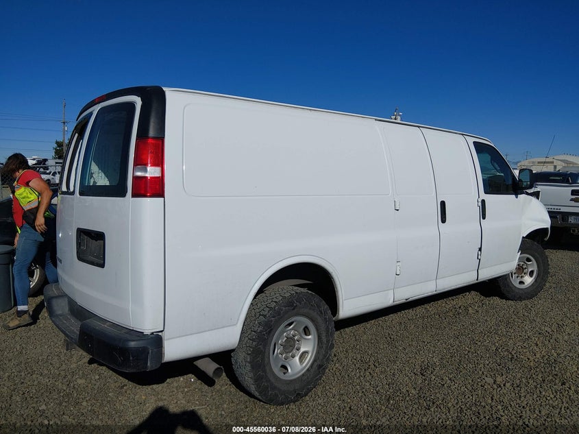 Vin: 1gcwgbffxh1255953, lot: 46058365, chevrolet express 2500 1wt 20174