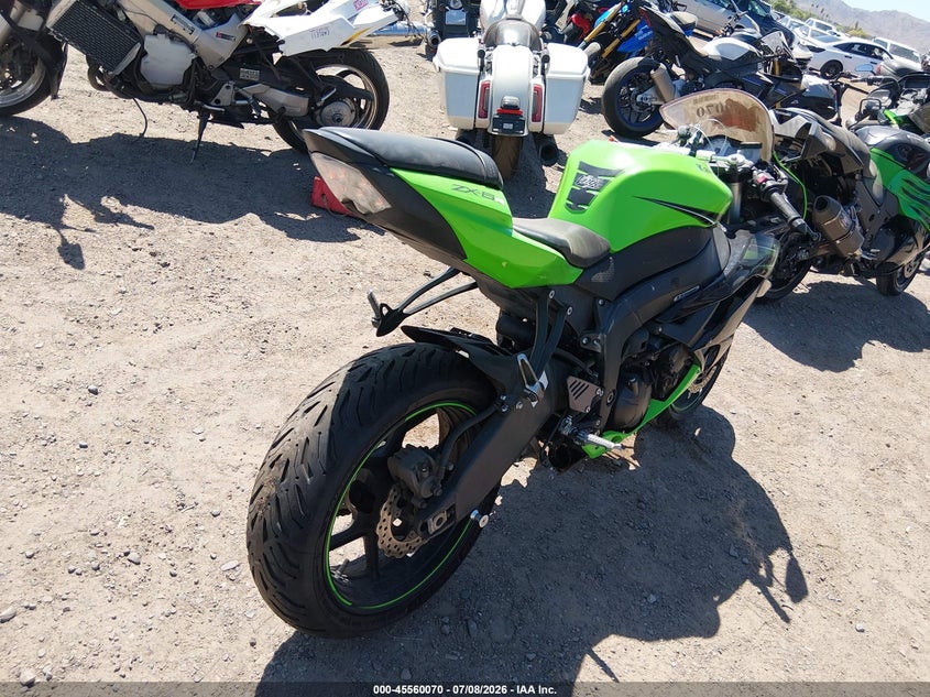 2011 Kawasaki Zx600 R VIN: JKAZX4R14BA025528 Lot: 45560070