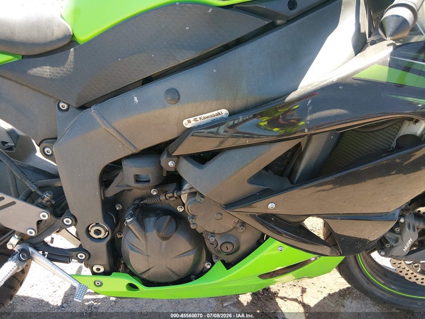 2011 Kawasaki Zx600 R VIN: JKAZX4R14BA025528 Lot: 45560070