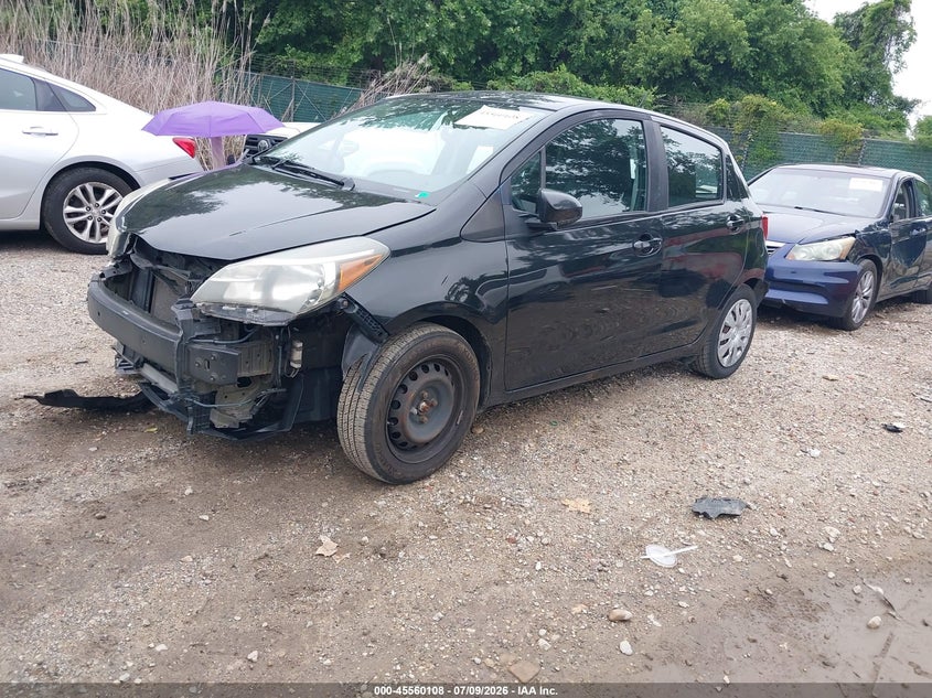 2015 Toyota Yaris, Обычный износ, IAAI, VIN VNKKTUD37FA030280 — фото 2