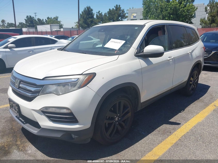 Vin: 5fnyf5h47gb035376, lot: 46058526, honda pilot ex 20162