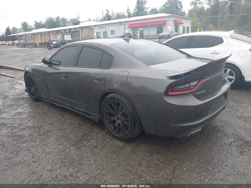 Vin: 2c3cdxct7fh826692, lot: 46058532, dodge charger r/t 20153
