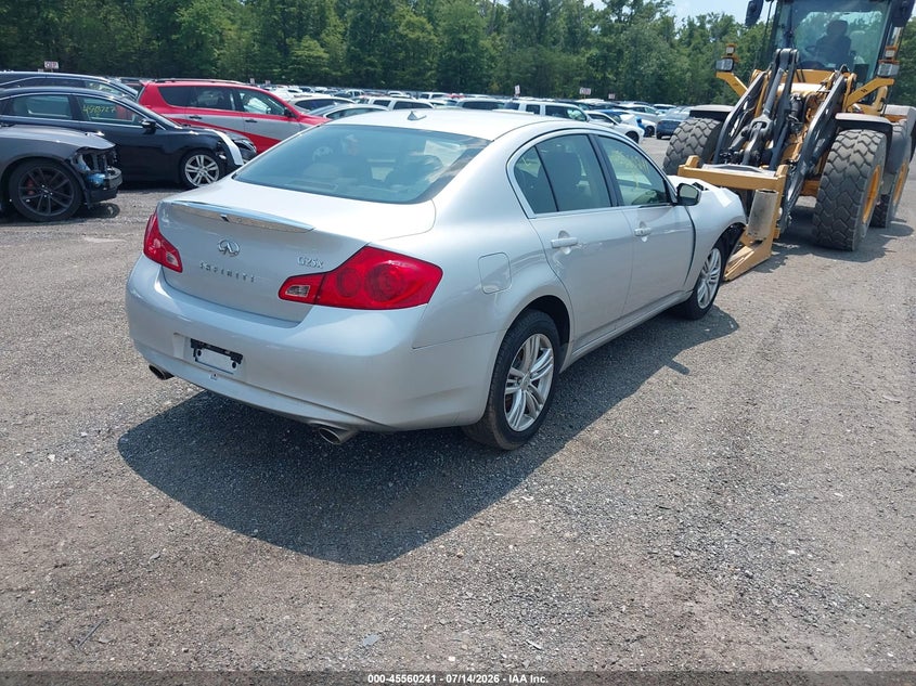 Vin: jn1dv6ar6cm730188, lot: 46058570, infiniti g25x 20124