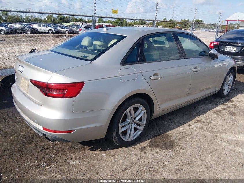 2017 AUDI A4 auction photo 4