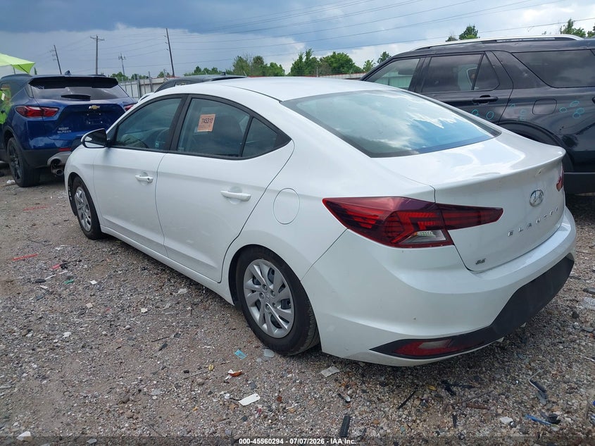 2020 HYUNDAI ELANTRA auction photo 3