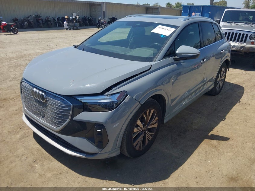 Vin: wa1bcbfz3pp005917, lot: 46058645, audi q4 e-tron premium plus 40 rwd 20232