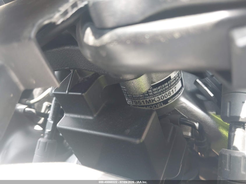 2021 Honda Gl1800 D VIN: JH2SC7951MK300817 Lot: 45560322