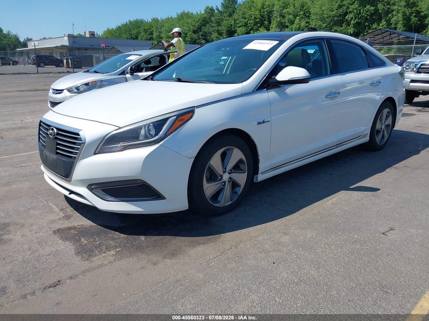 2017 Hyundai Sonata Hybrid Limited, Обычный износ, IAAI, VIN KMHE34L1XHA056117 — фото 2
