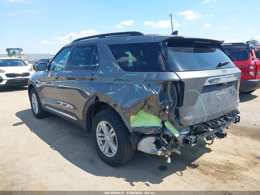 Vin: 1fmsk8dh9rga61266, lot: 46058744, ford explorer xlt 20243