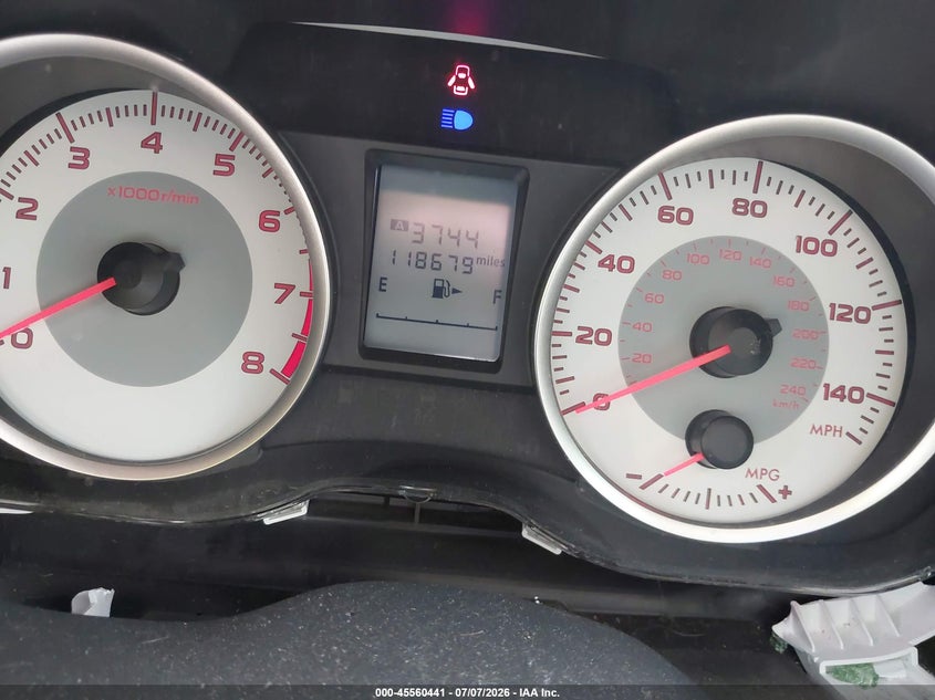 2014 SUBARU IMPREZA HATCHBACK 2.0L H-4 DOHC, VVT, 148HP