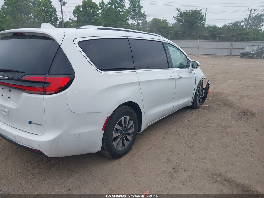 Vin: 2c4rc1l79mr585802, lot: 46058853, chrysler pacifica hybrid touring l 20214