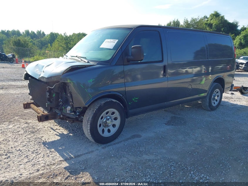 Vin: 1gcsgafx0e1110076, lot: 46058883, chevrolet express 1500 work van 20142