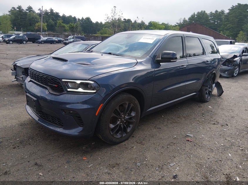 Vin: 1c4sdjct5mc848629, lot: 46058937, dodge durango r/t awd 20212