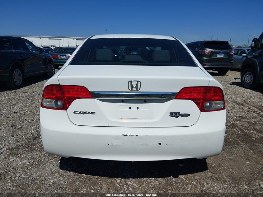 2009 HONDA CIVIC SEDAN 1.8L I-4 VVT, 140HP