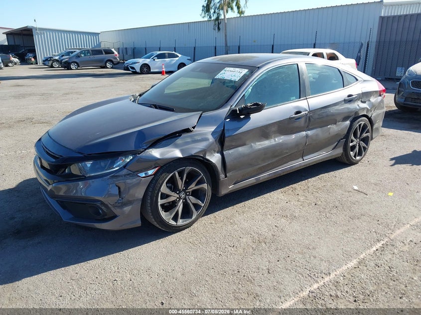 2021 Honda Civic, Left Side, IAAI, VIN 2HGFC2F81MH508314 — photo 2