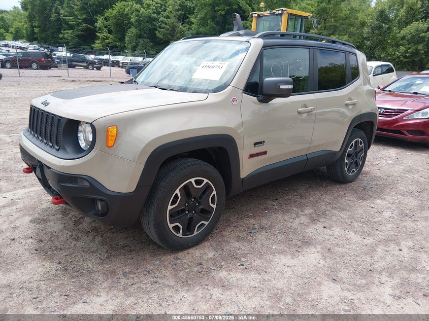 2016 Jeep Renegade, Rear, IAAI, VIN ZACCJBCT9GPC61045 — photo 2