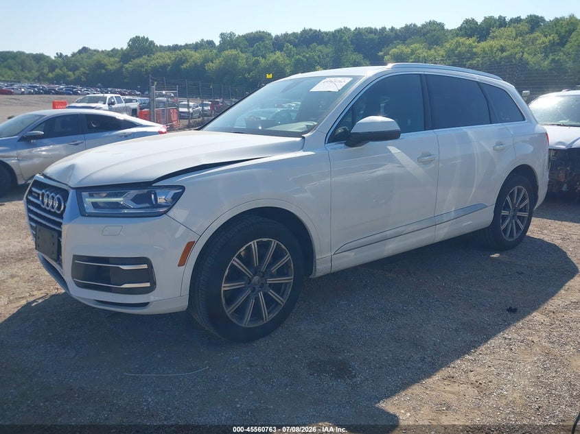 Vin: wa1aaaf77kd006976, lot: 46059092, audi q7 55 premium/55 se premium 20192