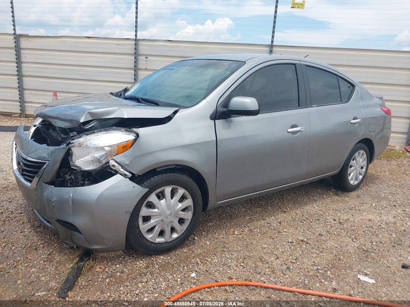 2013 NISSAN VERSA auction photo 2