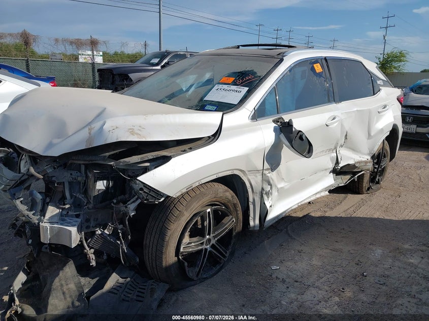 Vin: 2t2zzmcaxgc007865, lot: 46059309, lexus rx 350 20162