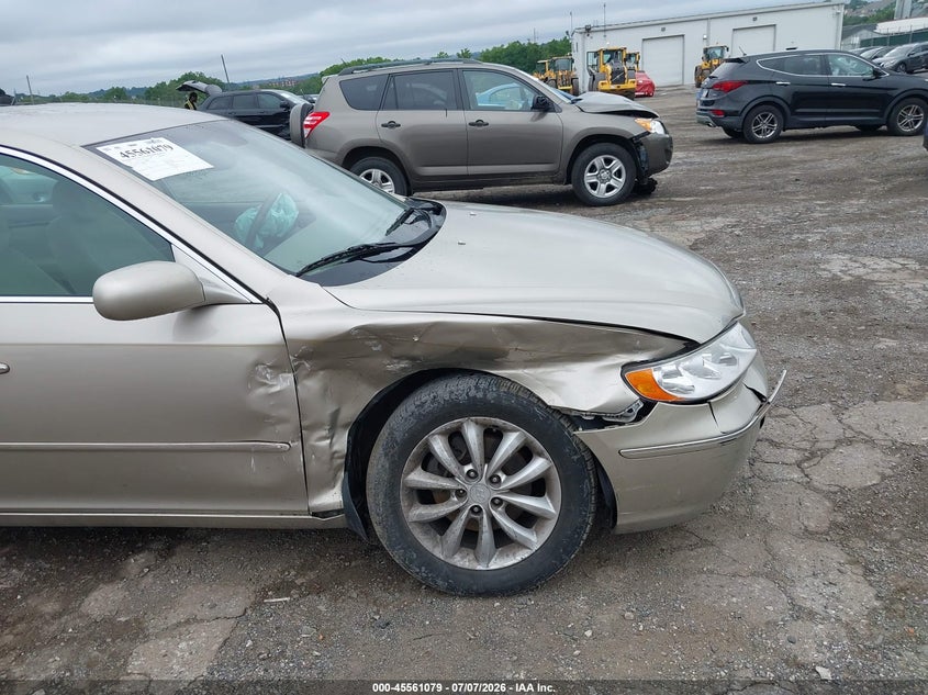 2008 Hyundai Azera Gls VIN: KMHFC46D58A320595 Lot: 45561079