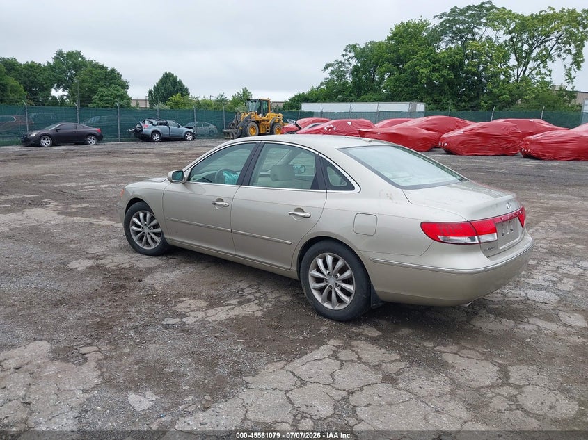 2008 HYUNDAI AZERA auction photo 3