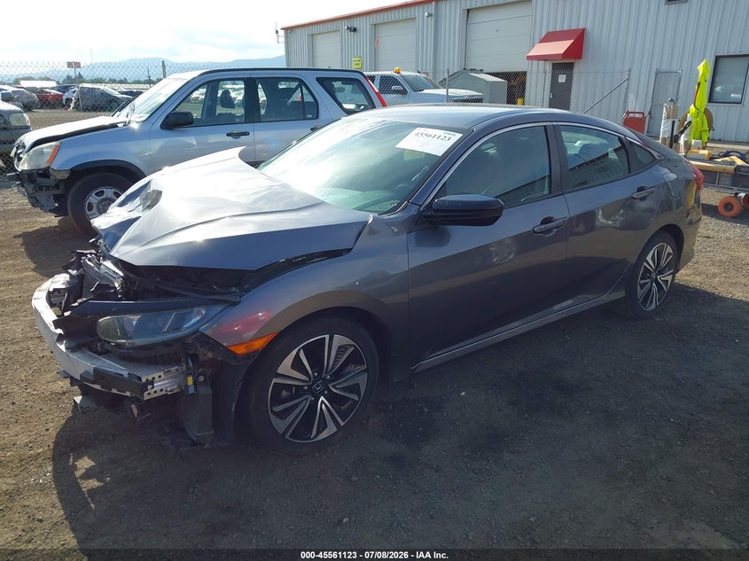 2021 Honda Civic, Front End, IAAI, VIN 19XFC2F89ME201743 — photo 2