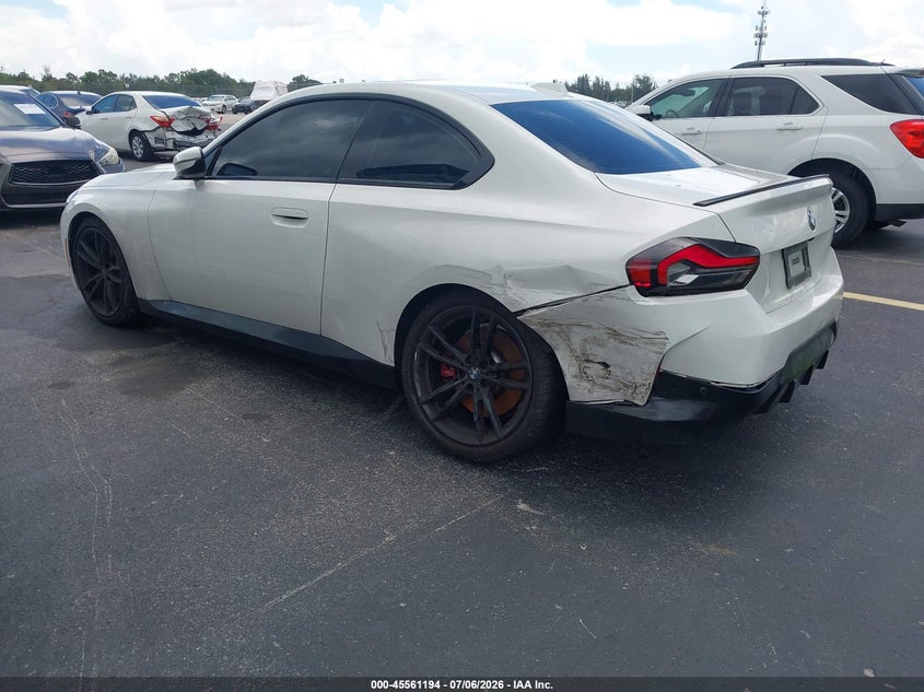 Vin: 3mw23cm09r8e38656, lot: 46059523, bmw 230i 20243