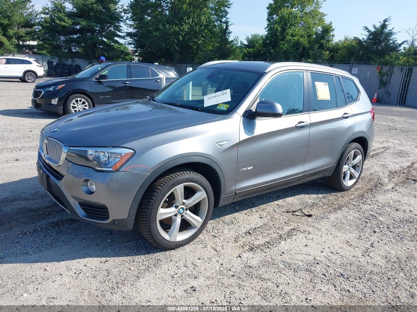 Vin: 5uxwx9c37h0t25027, lot: 46059538, bmw x3 xdrive28i 20172