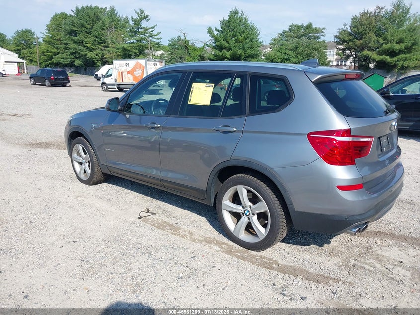 Vin: 5uxwx9c37h0t25027, lot: 46059538, bmw x3 xdrive28i 20173