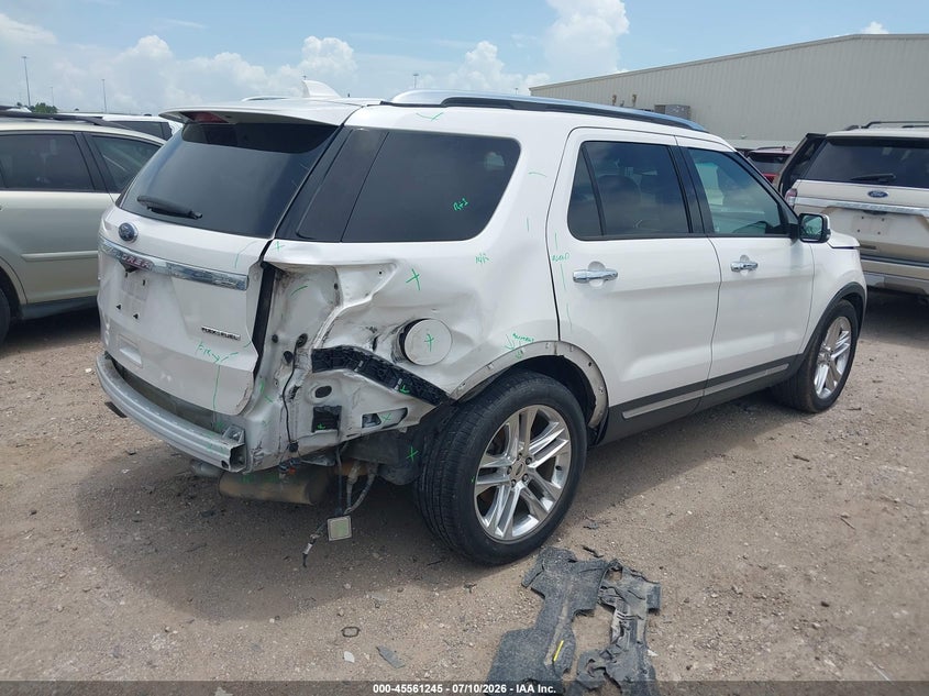 Vin: 1fm5k7f81gga95266, lot: 46059574, ford explorer limited 20164