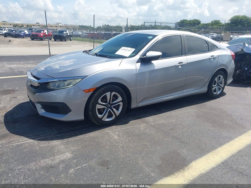 2017 Honda Civic Lx 19XFC2F55HE068586 photo 1