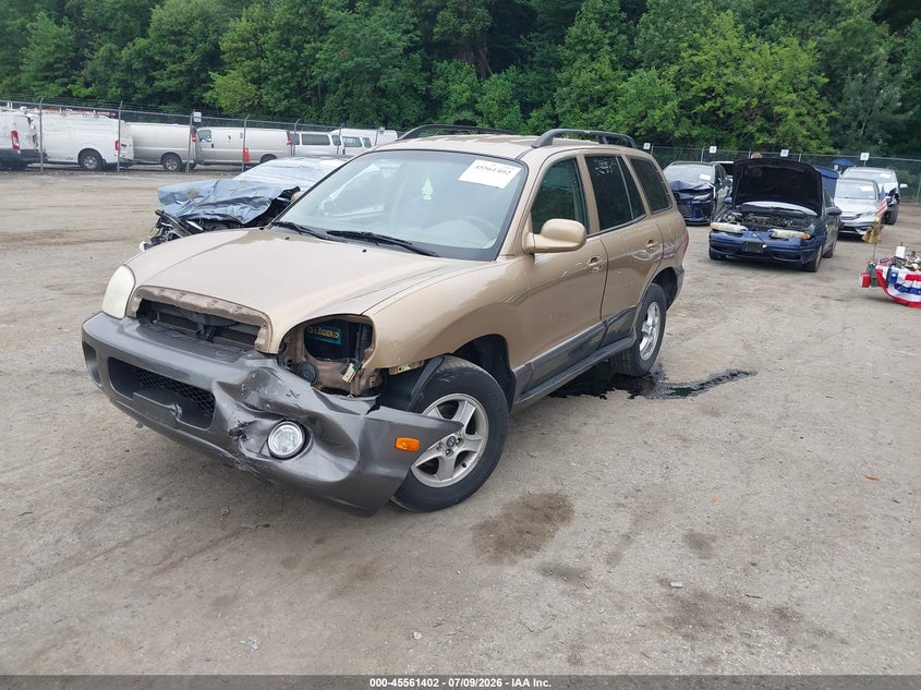 2004 HYUNDAI SANTA FE auction photo 2