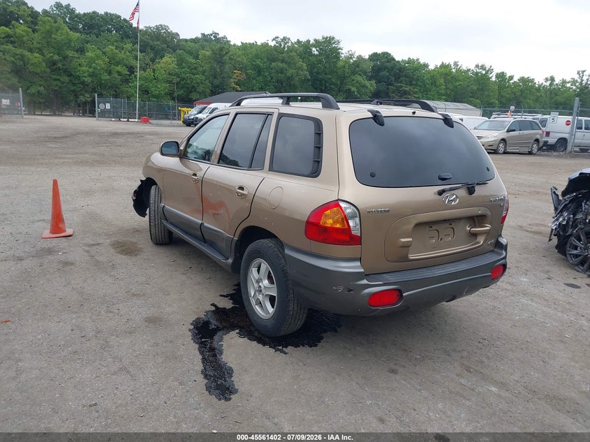 2004 HYUNDAI SANTA FE auction photo 3