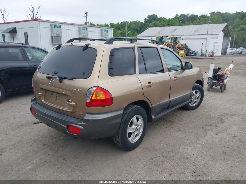 2004 HYUNDAI SANTA FE auction photo 4
