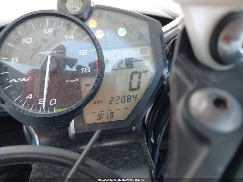 2018 Yamaha Yzfr6 VIN: JYARJ28EXJA002863 Lot: 45561435