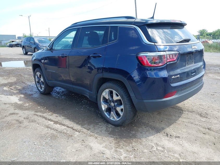 Vin: 3c4njdcb3lt204581, lot: 46059775, jeep compass limited 4x4 20203