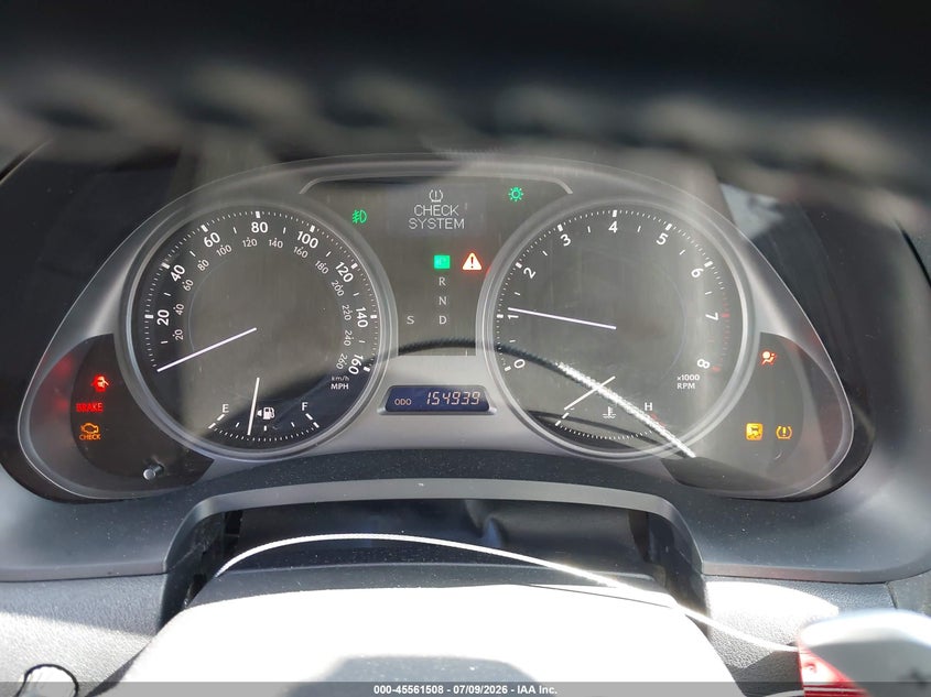 2007 LEXUS IS 250 auction photo 7