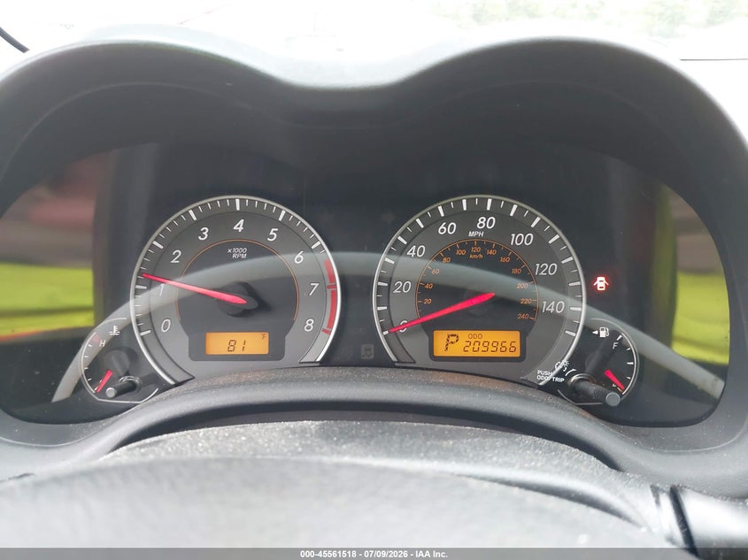 2010 TOYOTA COROLLA SEDAN 1.8L I-4 DOHC, VVT, 132HP
