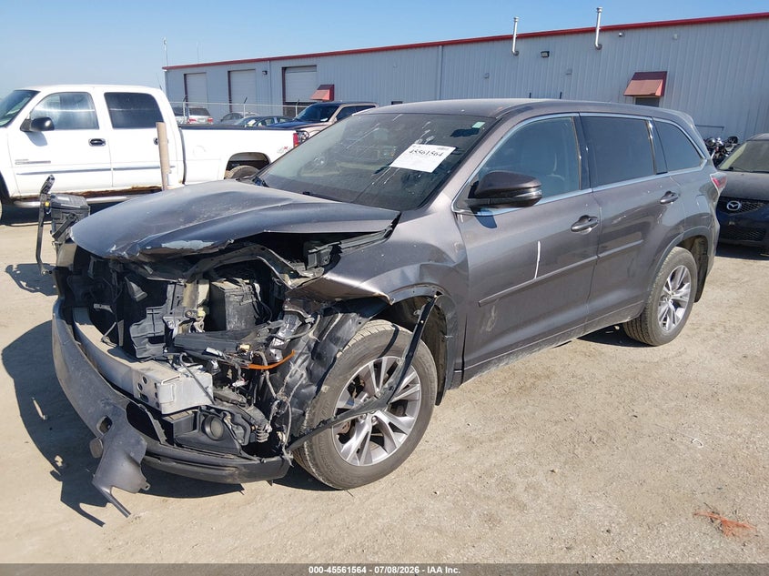 Vin: 5tdbkrfh9gs291366, lot: 46059893, toyota highlander le plus v6 20162