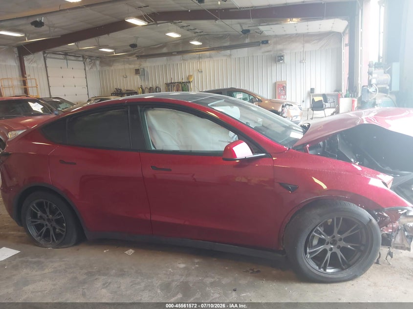 2025 Tesla Model Y Long Range Dual Motor All-Wheel Drive VIN: 7SAYGDEE8SF308017 Lot: 45561572