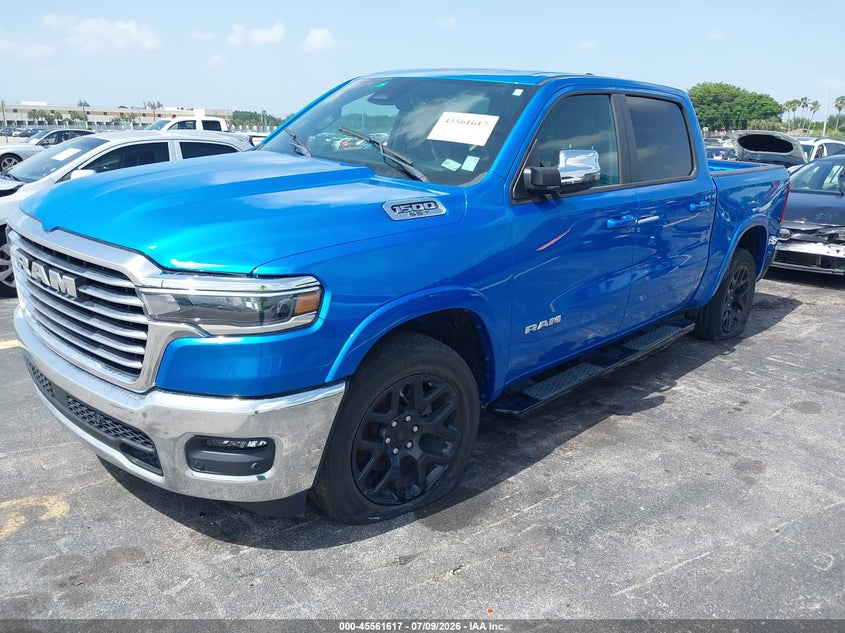 2025 RAM 1500, Stripped, IAAI, VIN 1C6SRFJP2SN510537 — photo 2