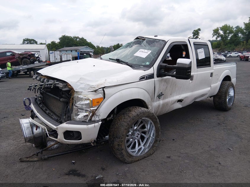 2014 Ford F250, Переворот, IAAI, VIN 1FT7W2BT2EEB01485 — фото 2