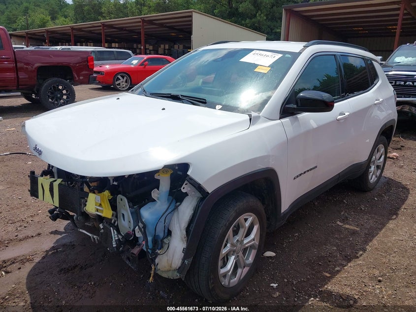 Vin: 3c4njdbn9rt166973, lot: 46060002, jeep compass latitude 4x4 20242