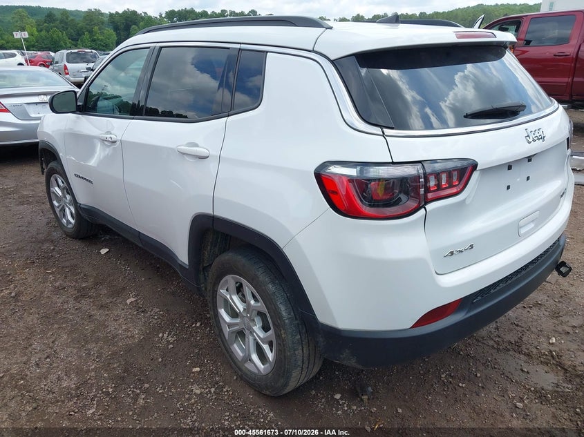 Vin: 3c4njdbn9rt166973, lot: 46060002, jeep compass latitude 4x4 20243