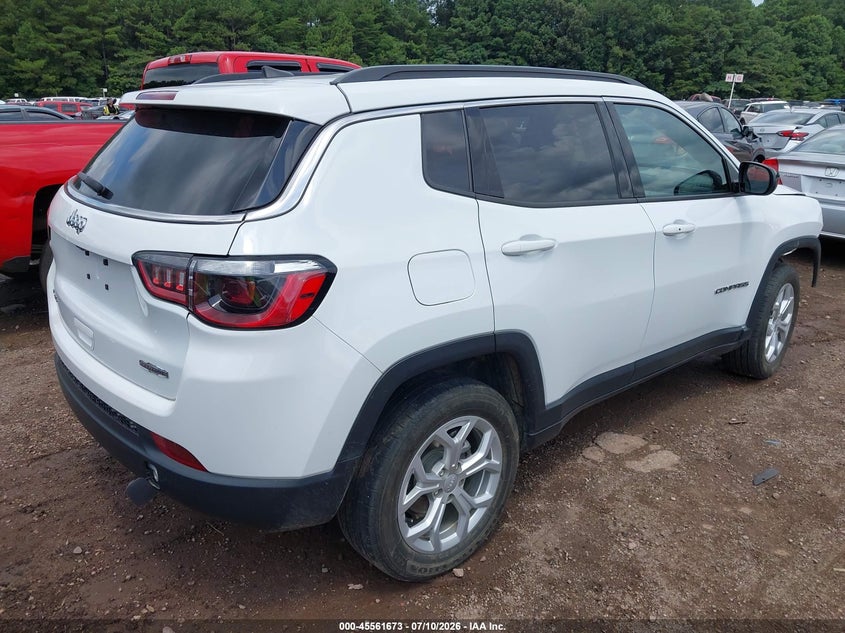 Vin: 3c4njdbn9rt166973, lot: 46060002, jeep compass latitude 4x4 20244