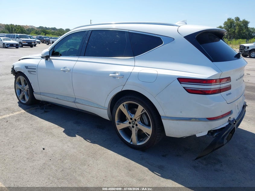 Vin: kmuhcesc4ru198034, lot: 46060028, genesis gv80 3.5t awd 20243