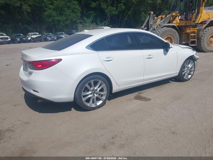Vin: jm1gl1v57h1145350, lot: 46060038, mazda mazda6 touring 20174