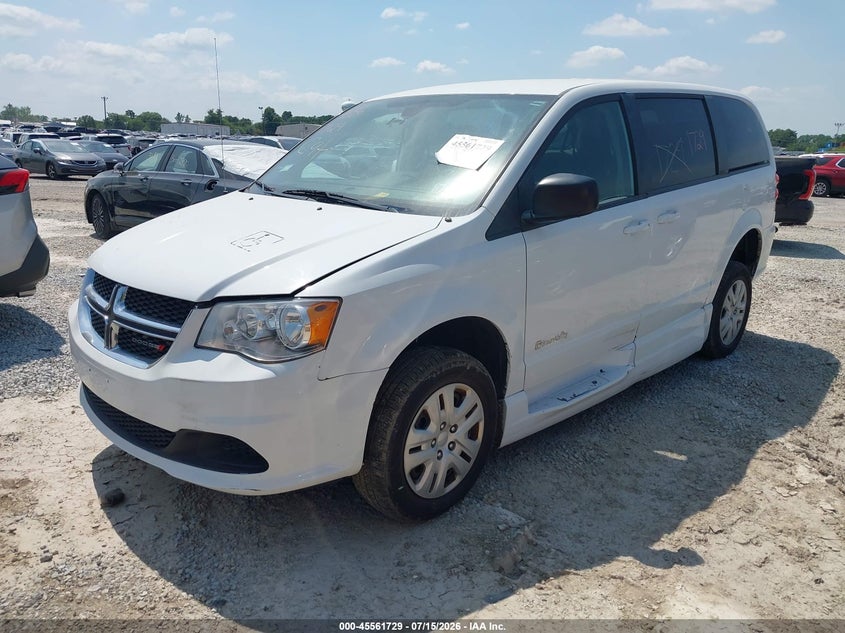 Vin: 2c4rdgbg3jr364192, lot: 46060058, dodge grand caravan se 20182