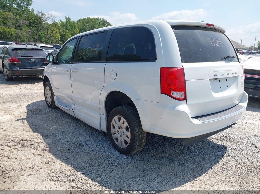 Vin: 2c4rdgbg3jr364192, lot: 46060058, dodge grand caravan se 20183