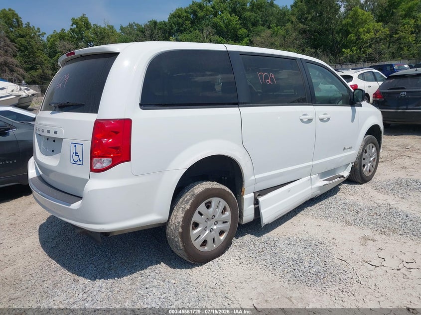 Vin: 2c4rdgbg3jr364192, lot: 46060058, dodge grand caravan se 20184